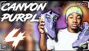 Air Jordan 4 "Canyon Purple" Shoe Review