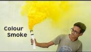 How to Make Colored Smoke Easily at home