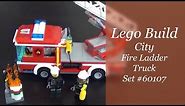 Let's Build - Lego City Fire Ladder Truck Set #60107