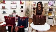 Dooney & Bourke Archives 1997 Suede Large Tote on QVC