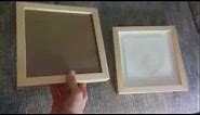 How To Turn a Frame into a Shadow Box (concise)