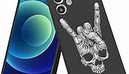 LuGeKe Cool Skull Phone Case for iPhone 6 Plus/iPhone 6s Plus, Vintage Patterned Case Cover,Soft TPU Cover Flexible Ultra Slim Anti-Stratch Bumper Protective Boys Phonecase(Gothic Skull)