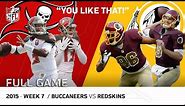 "You Like That!" Kirk Cousins Leads Redskins Comeback | (Week 7, 2015) | NFL Full Game