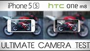 HTC ONE M8 vs iPhone 5S - Ultimate Camera Test