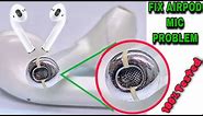 FIX AirPods Microphone Not Working! (2023)..HOW TO CLEAN AIRPODS MIC!
