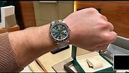 Buying a New Rolex DateJust, 41mm Mint Green Dial, from The Rolex Authorised Dealer - Ref 126334