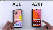 SAMSUNG A11 vs A20s - SPEED BTEST in 2021