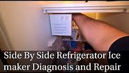 How to Troubleshoot and Replace Whirlpool Side-by-Side Refrigerator Ice maker
