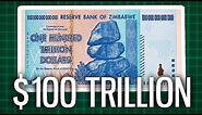 100 Trillion Dollars - A Worthless Banknote?!