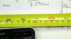 Convert METRIC length to feet-inches and back