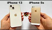 iPhone 13 vs iPhone 5s Speed Test in 2022🔥| SURPRISING!😍 (HINDI)