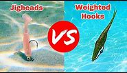 Jig Heads VS. Weighted Hooks (Underwater Footage & How To Tips)