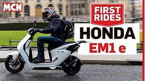 We ride Honda's first electric motorcycle for Europe: The EM1 e scooter | MCN Review