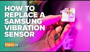 How to replace Samsung washer MEMS vibration sensor part #DC93-00278E