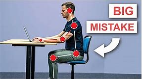 How to Sit Properly - Desk Ergonomics