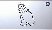 How to Draw Praying hand