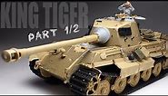 German King Tiger - Tamiya 1/35 - Tank Model - Part 1 [ model building ]