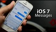 iOS 7 - Messages On iPhone 5
