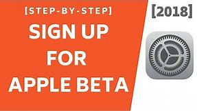 How To Sign Up For Apple Beta [2018] [All Info!]