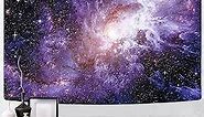 Galaxy Tapestry Planet Universe Starry Sky Tapestry Wall Hanging Colorful Cosmic Outer Space Tapestry Psychedelic Nebula Headboard Bedspread for Bedroom Living Room Decor (51.2" x 59.1")