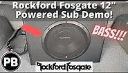 Best Powered Sub On Amazon! Rockford Fosgate 12" | P300-12
