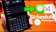How to Schedule Text Messages on iPhone - iOS 14 Tips & Tricks