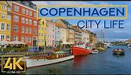 4K Copenhagen, Denmark - City Walking Tour - Traveling Around Europe - Part 1