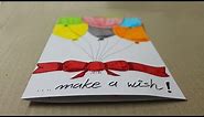 How to make a birthday card with white paper - Handmade Cards