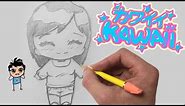 How To Draw a Kawaii Chibi GIRL for Beginners - EASY Step by Step Tutorial