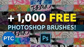 Download Over 1,000 FREE High Quality Photoshop BRUSHES! Don't Miss Out!
