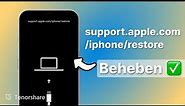 support.apple.com/iphone/restore? So Beheben!! [5 Lösungen] 2024