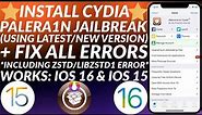 [NEW] Install Cydia iOS 16/15 on Palera1n Jailbreak New Version | Fix All Errors | Full Guide | 2023
