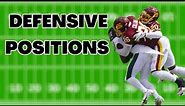 Defensive Positions In Football And What They Do