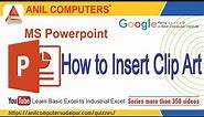 How to Insert Clip art In PowerPoint | Anil Computers - Best Computer Institute in Udaipur