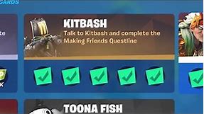 Fortnite KitBash Quest Guide (How To Complete Making Friends Quests) - Fortnite Season 8