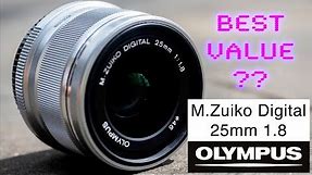 The Best Value Lens For Amateur Photographers? Olympus M.Zuiko 25mm f1.8 Premium Lens - Red35 Review