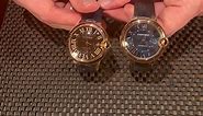 Cartier Ballon Bleu 42mm Rose Gold Blue Leather Strap Watches Review | SwissWatchExpo