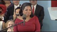 Oprah Winfrey Harvard Commencement speech | Harvard Commencement 2013