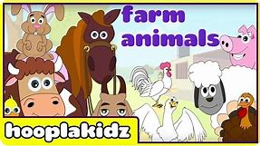 Preschool Activity | Learn About Farm Animals | HooplaKidz