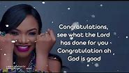 Ada Ehi ft Buchi Congratulations Lyrics Video360p