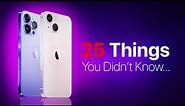 iPhone 13 - 25 Things You Didn't Know!