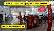 Terminal 4 Airport in Manila. Flying to Puerto Princesa with AirAsia