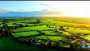 Pastoral Panoramas: A Bird's-Eye View of Ireland's Countryside