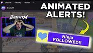 How To Make Animated Twitch Alerts!