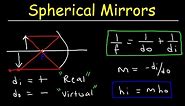 Spherical Mirrors & The Mirror Equation - Geometric Optics