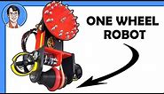 How this Robot Balances on ONE WHEEL