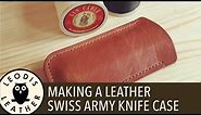 Making a Leather Case for a Swiss Army Knife