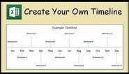 How to Create a Timeline Chart in Excel