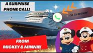 A Surprise Phone Call from Mickey & Minnie! | Getting Ready for our Cruise on The Disney Wish | DCL