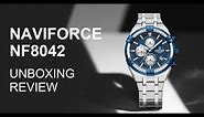 Unboxing Review |Naviforce Watch NF8042 New Arrival Japanese Metal Quartz Movement Latest Design